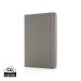 Deluxe hardcover PU A5 notebook grey