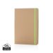 A5 kraft notebook green