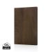 Kavana wood print A5 notebook dark brown