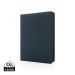 Impact Aware™ deluxe 300D tech portfolio with zipper navy
