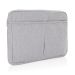 Laluka AWARE™ recycled cotton 15.6 inch laptop sleeve grey
