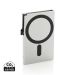 Standard aluminium RFID magnetic phone cardholder silver