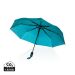 21" Impact AWARE™ 190T mini auto open umbrella verdigris