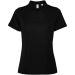 Tormo short sleeve women's polo  Solid black