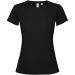 Estoril short sleeve women's t-shirt Solid black