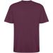 Bull short sleeve unisex oversized t-shirt Plum red