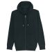 Connector - The Essential Unisex Zip-Thru Hoodie Sweatshirt Black
