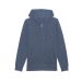 Connector - The Essential Unisex Zip-Thru Hoodie Sweatshirt Dark Heather Blue
