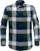 Logan Shirt (M) Navy/Green