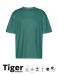 Unisex Tiger Cotton Oversized T-shirt Teal