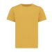IQONIQ Koli kids lightweight recycled cotton t-shirt ochre yellow