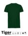 Unisex Tiger Cotton T-shirt Bottle Green