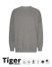 Unisex Tiger Cotton Oversized Sweatshirt Sport Grey