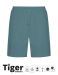 Unisex Tiger Cotton Sweatshorts Teal
