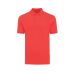 IQONIQ Yosemite recycled cotton pique polo luscious red