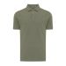 IQONIQ Yosemite recycled cotton pique polo heather green