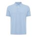 IQONIQ Yosemite recycled cotton pique polo sky blue