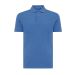 IQONIQ Yosemite recycled cotton pique polo heather blue