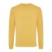 IQONIQ Zion recycled cotton crew neck ochre yellow