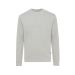 IQONIQ Denali recycled cotton crew neck undyed heather grey
