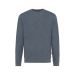 IQONIQ Denali recycled cotton crew neck undyed heather navy