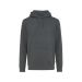 IQONIQ Torres recycled cotton hoodie undyed heather anthracite