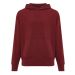 IQONIQ Yoho recycled cotton relaxed hoodie Burgundy