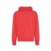 IQONIQ Yoho recycled cotton relaxed hoodie luscious red