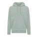 IQONIQ Trivor recycled polyester microfleece hoodie Iceberg green