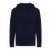IQONIQ Rila lightweight recycled cotton hoodie navy