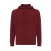 IQONIQ Rila lightweight recycled cotton hoodie Burgundy