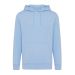 IQONIQ Rila lightweight recycled cotton hoodie sky blue