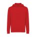 IQONIQ Rila lightweight recycled cotton hoodie red