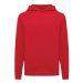 IQONIQ Yengo recycled cotton hoodie with sidepockets red