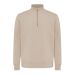 IQONIQ Elgon recycled cotton quarter zip sweater desert