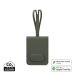 VINGA Baltimore RCS Luggage Tag With Finder Dual green