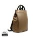 VINGA Bermond RCS recycled PU backpack brown