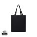 VINGA Hilo AWARE™ recycled canvas tote bag black