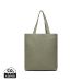 VINGA Hilo AWARE™ recycled canvas tote bag green