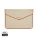 VINGA Bosler GRS recycled canvas 14" laptop sleeve Beige