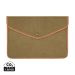 VINGA Bosler GRS recycled canvas 16" laptop sleeve green