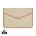 VINGA Bosler GRS recycled canvas 16" laptop sleeve Beige