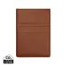 VINGA Timo PU RCS RPET 16" laptop sleeve brown