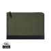 VINGA Marlow RCS recycled polyester 16" laptop sleeve green