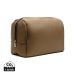 VINGA Bermond RCS recycled PU toiletry bag brown