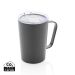 RCS Recycled stainless steel modern vacuum mug with lid anthracite