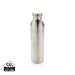 Leakproof copper vacuum insulated bottle silver