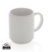 Ceramic stackable mug white