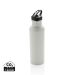 Deluxe stainless steel activity bottle off white