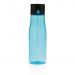 Aqua hydration tracking tritan bottle blue